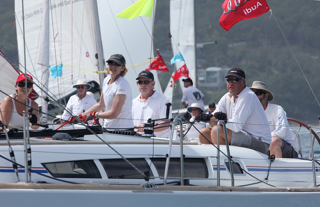 Crews at work - Audi Hamilton Island Race Week 2012 © Crosbie Lorimer http://www.crosbielorimer.com